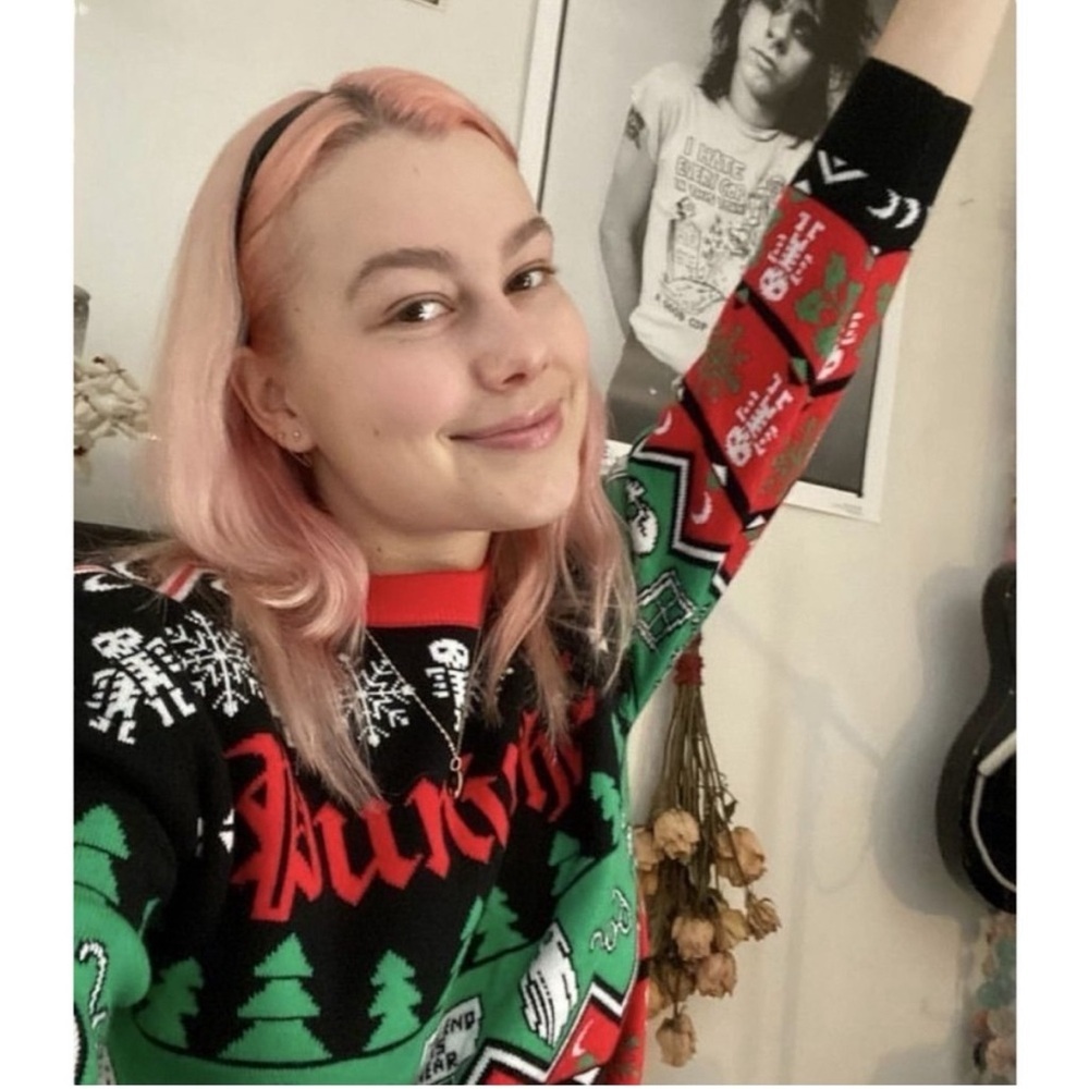 Limited Edition Phoebe Bridgers Christmas Sweater XL